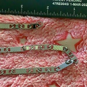 Stainless steel necklace and bracelet set NIP